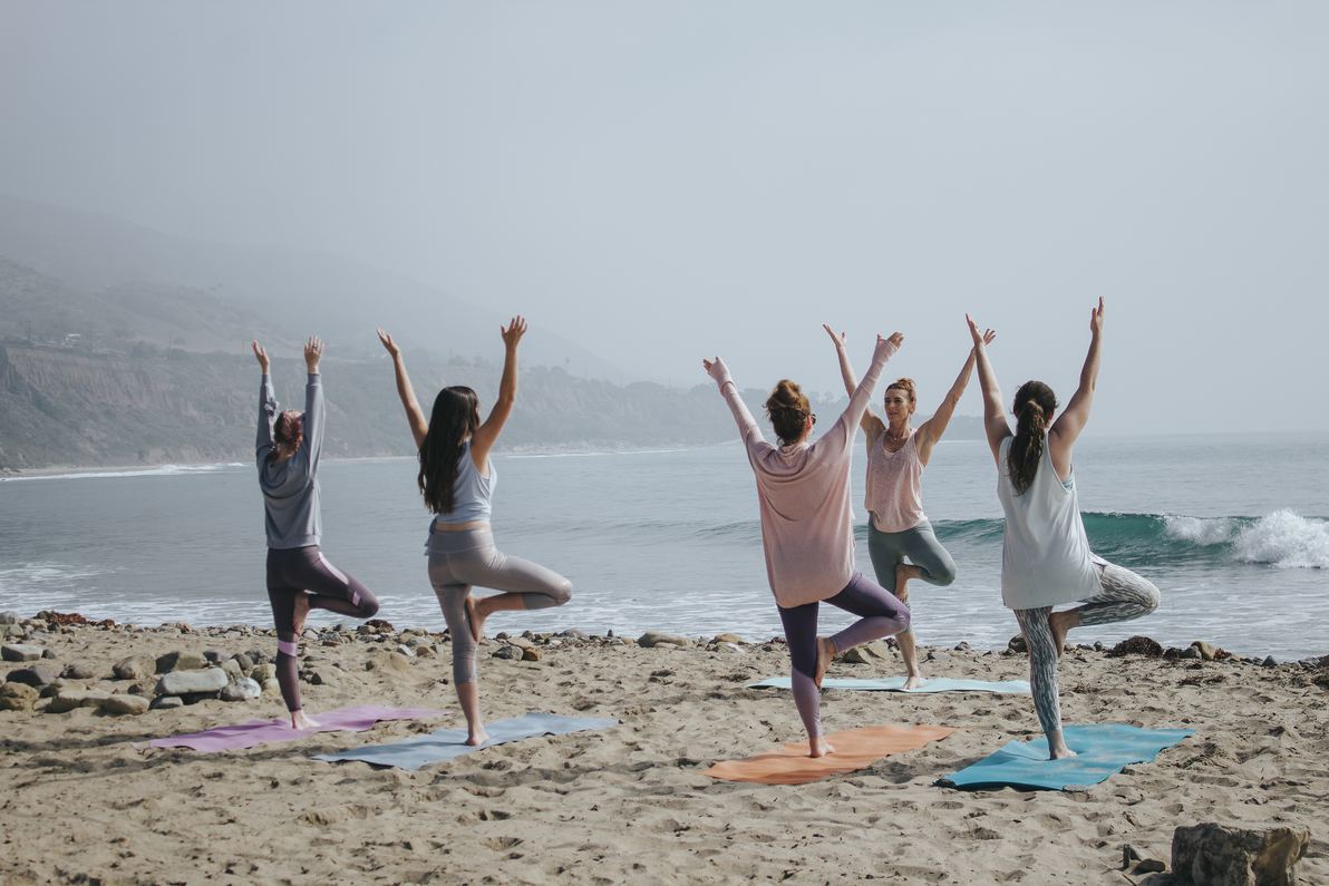 Spray désinfectant pour tapis de yoga